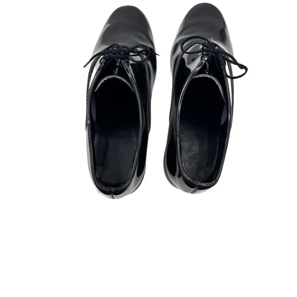 Black Leather Lace-Up Oxford Dress Shoes Made in USA Men’s 9.5